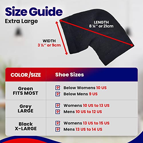 Moisturizing Socks For Mens Cracked Heels - Moisturizer Heel Sleeves To Smooth & Soften Rough Cracked Heels & Dry Feet. Large Aloe Moisturizing Heel Socks With Lotion Infused Gel Socks (Xl - 3 Pairs) #TOP3