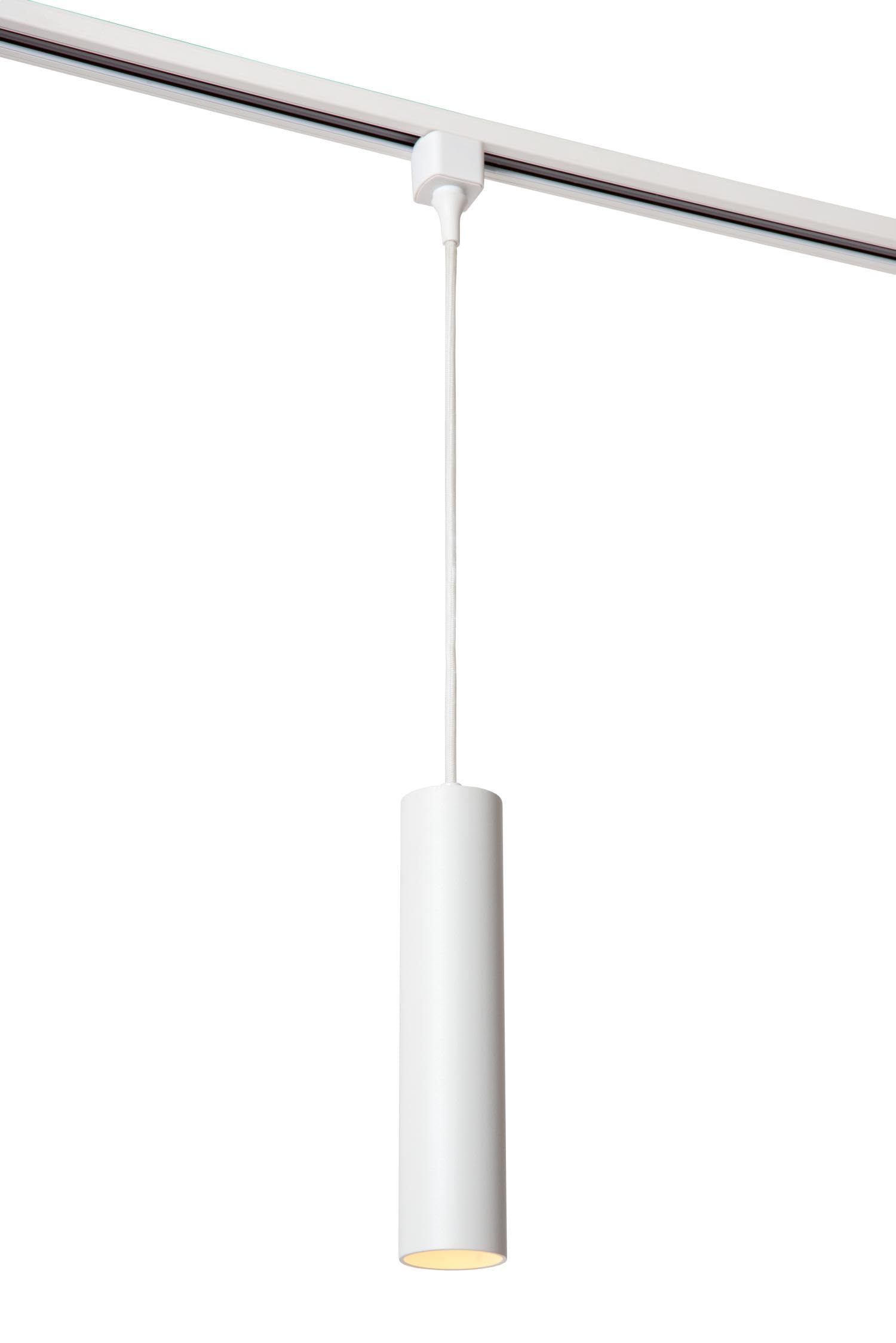 Lucide Track Floris Pendant - 1-Circuit Track Lighting System - 1xGU10 - White (Extension)