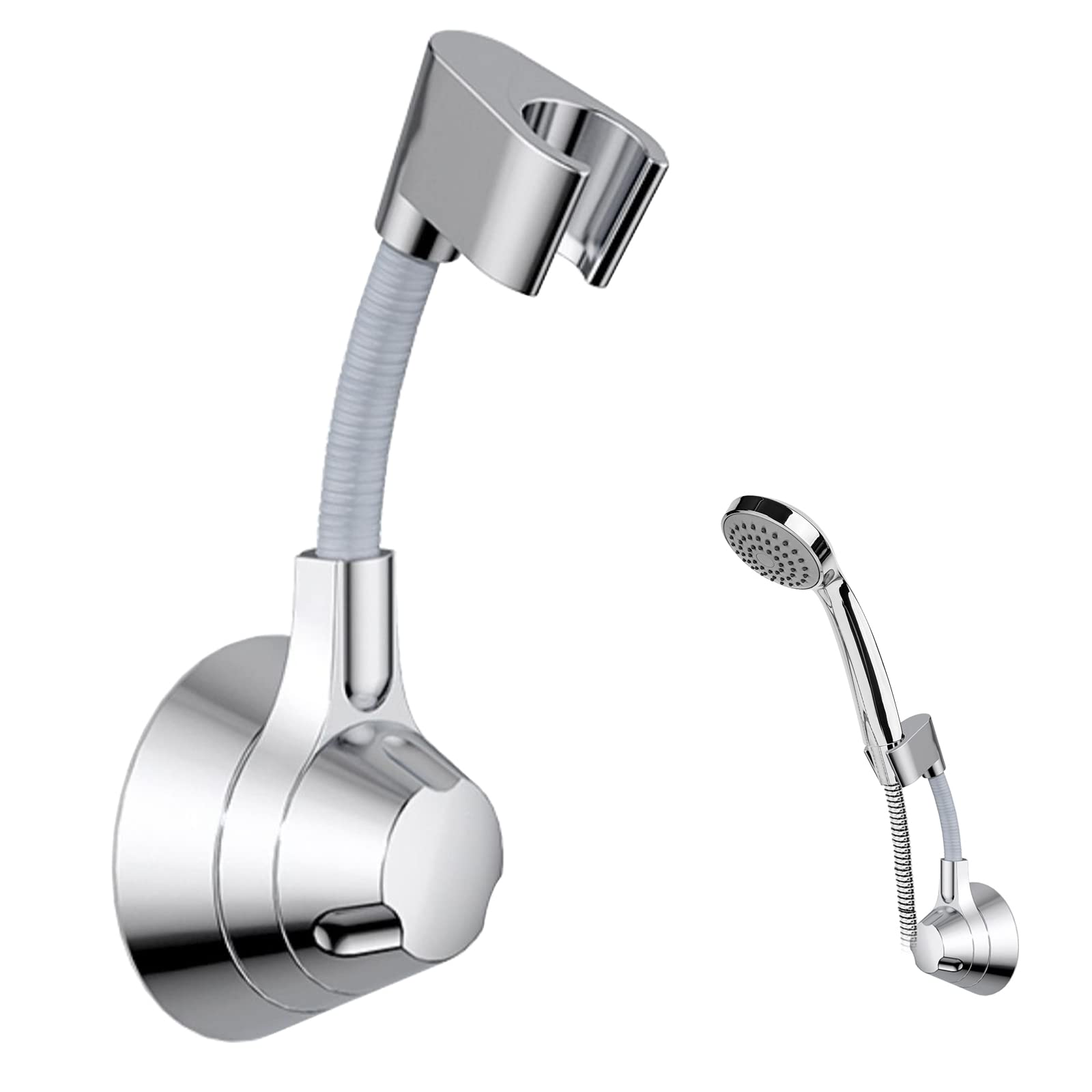 Duschkopfhalter Ohne Bohren - 360° Verstellbar Für Fliesen & Glas