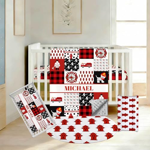 Naseagleeye Personalized Baby Boy Crib Bedding...