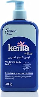 لوشن للجسم من كنتا لتفتيح لون البشرة وترطيبها بعمق، يمتص بسرعة للحصول على بشرة ناعمة ومشرقة، 400 جرام