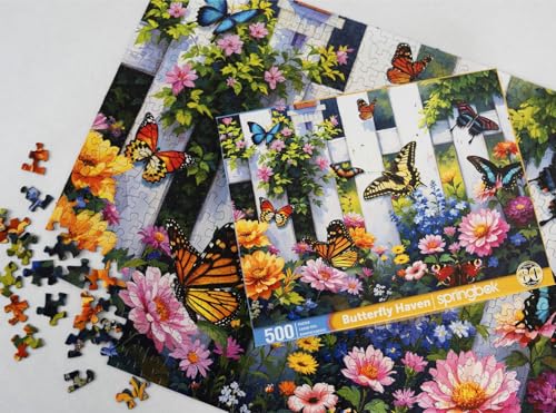 Puzzle de Mariposas Jardín Colorido 14+ Anos miniatura 5