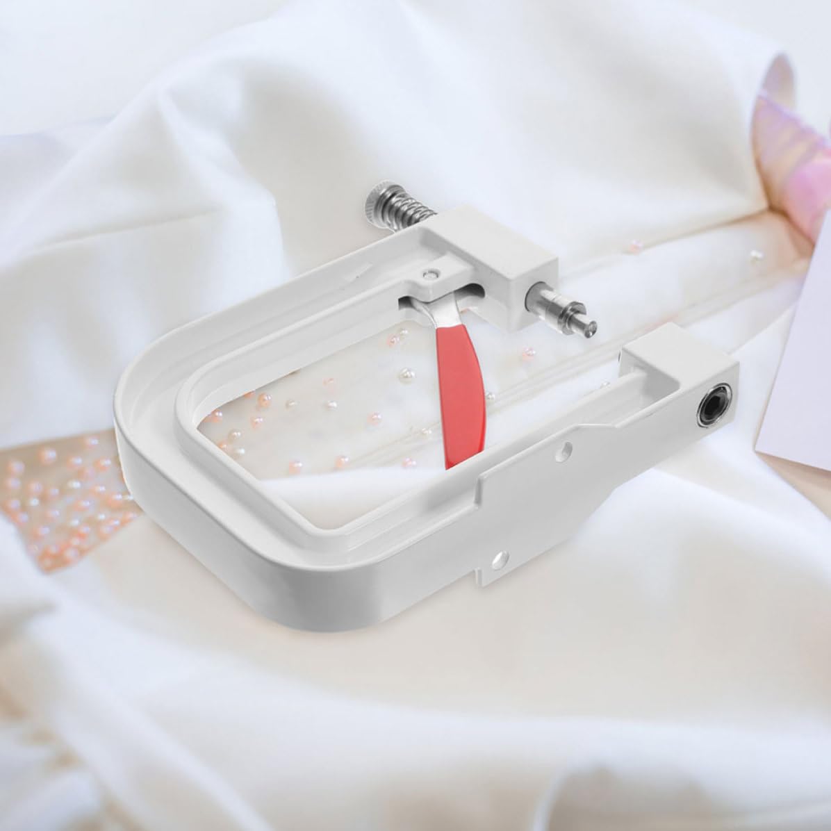 Abaodam Máquina de Rebordear Manual para Manualidades Hierro y Goma Abs