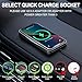 Car Wireless Charger Pad, 15W Fast Wireless Car Charger, Non-Slip Phone Charger Compatible with iPhone 16/15/14/13/12, Samsung S25–S9, Android Phones ﻿