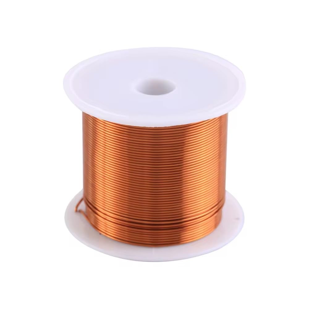 Magnet Wire, Heavy Build Enameled Copper Wire, 23 AWG, 1.0 lb, 625' Length, 0.0249