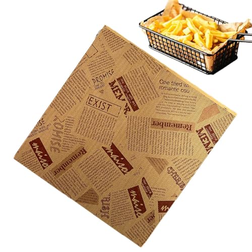 Papier Cuisson Pour Cookies,100 Pièces de Doublures de Cuisson Résistantes à la Chaleur - Papier Qualité Alimentaire Résistant À La Chaleur | Pour Boulangerie Pâtisserie Dessert Bonbons Toast Hamburge