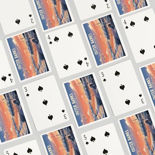 Baraja de cartas de poker Lantern Press Outer Banks miniatura 4