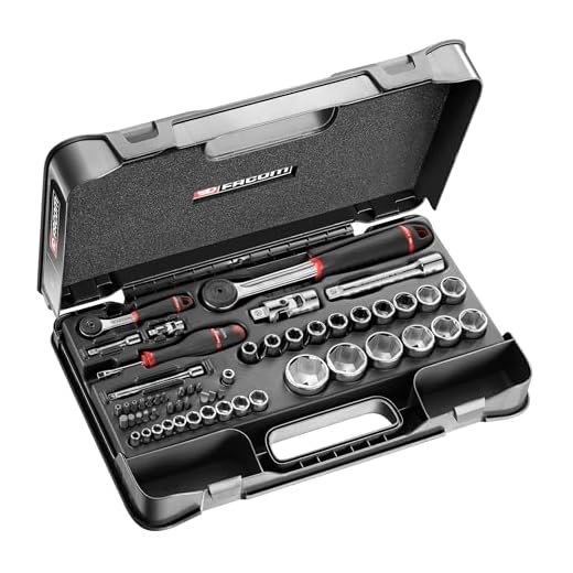 STIER Steckschlüssel- und Bit-Satz, 24-teilig, 1/4 Zoll, Multifunktions-Umschaltknarre, Pozidriv-Bit, Innensechskant-Bit, Torx-Bit, in Handwerkertasche 6 FACOM 1/4 Zoll & 1/2 Zoll 6 Kant Steckschlüsselsatz 55-teilig mit 2 Umschaltknarren und Zubehör, Knarrenkasten RS.161-2