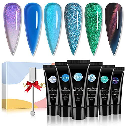 Vrenmol Glitter Poly Nail Kit