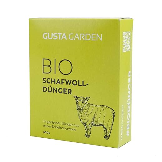 Bio Schafwolldünger - 6 Monate Langzeitwirkung - Wasserspeichernd - Granulat aus 100% reiner Schafschurwolle aus Österreich - Universaldünger - Ideal für Kartoffeln, Tomaten, Erdbeeren etc. (800g)