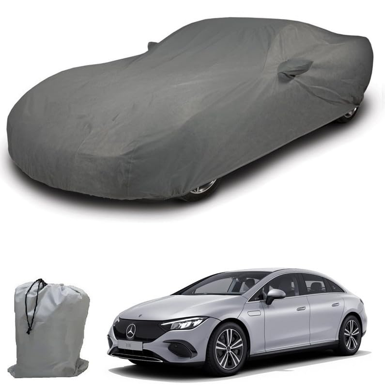 Image of ARCUATE Triple Layer Custom fit Car Body Cover for Mercedes Benz EQE |Top Layer Dustrproof | Middle Layer Waterproof | Bottom Layer Scratch Protection | Outdoor Indoor Fabric