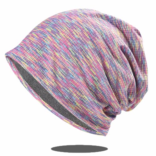 EMF Protection Beanies Cap Faraday Hat Blocks 99.9% EMFs 5G WiFi Microwave Radiation Blocking Cap (US Alpha One Size Purple)