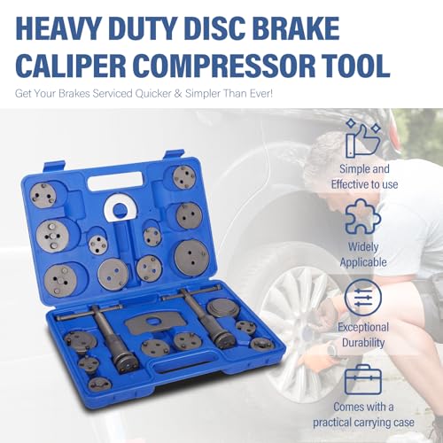 GLOSKIN Bremskolbenrücksteller -Kit, Bremssattel Rückstellwerkzeug,Universal Kolbenrücksteller Bremse