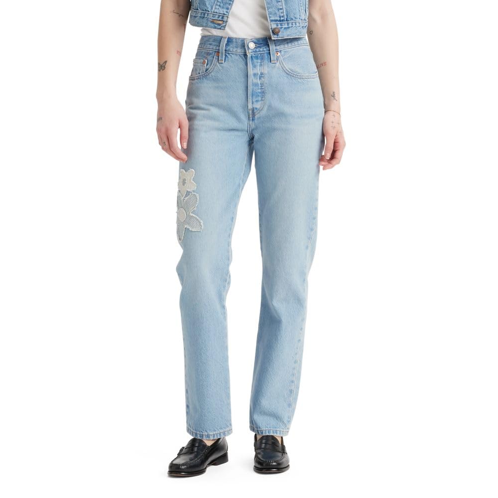 Levi's Damen 501 Original Fit (Available in Plus) Jeans, Von Küste zu Küste, 32 (US 14/15)