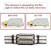 Autarboor Exhaust Flex Pipe, 2''x 6''Stainless Steel Heavy Duty Exhaust Flex Pipe, Double Braid Exhaust Flex Tube, Overall Length 10''