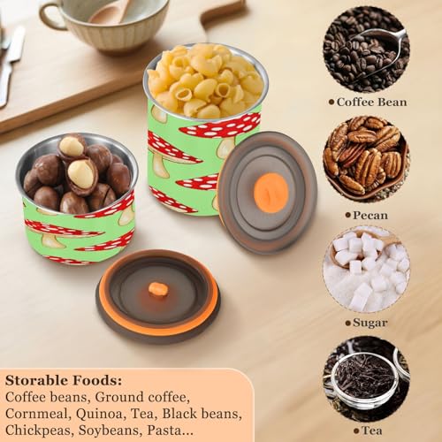 Envase hermético acero inox para café 500 ml miniatura 5