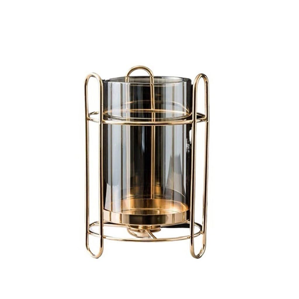 Eines B Candlestick Holders Simple Dining Table Golden Candlestick Home Romantic Atmosphere Decoration Candlestick Ornaments Candlesticks Holders For Home Decor(B)