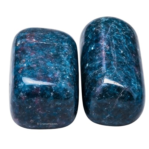 Image of Certified Ruby Kyanite Crystal Healing Tumbled Stone, Natural Polished Crystals for DIY Crafts, Manifestation, Meditation, Pooja Feng Shui and Reiki Healing (30 Grams)