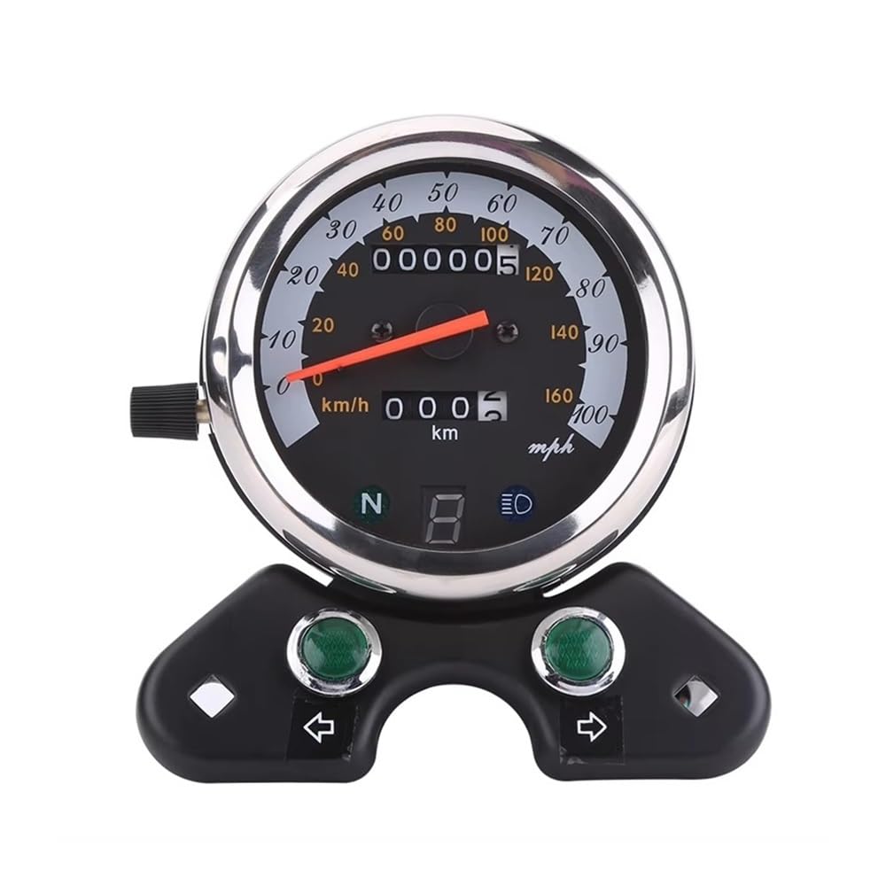 Compteur de Vitesse Digital Moto Compteur De Vitesse De Moto Compteur De Vitesse Compteur Kilométrique Double Universel Compteur De Vitesse Compteur Kilométrique Tableau De Bord