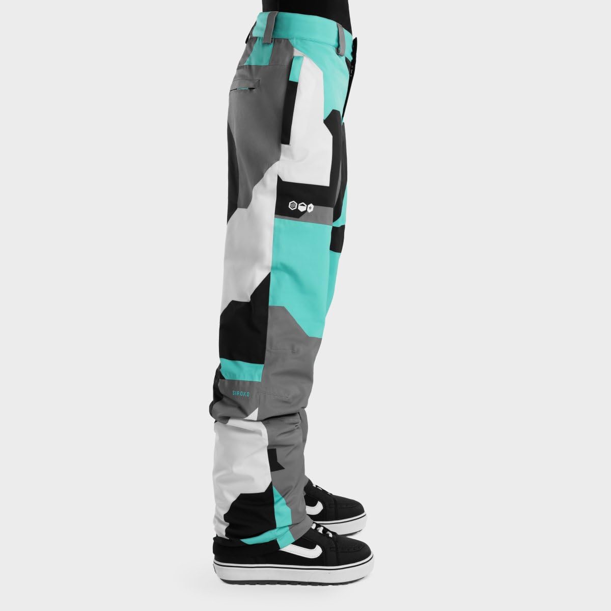 SIROKO - Pantaloni da Snowboard da Donna P1-W Sleet