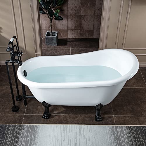 Woodbridge BTA1522 -MB-FEET+ MB-DRAIN + MB FAUCET Bta1522-Mb-Feet Drain + Mb-Faucet Bathtub thumb #2