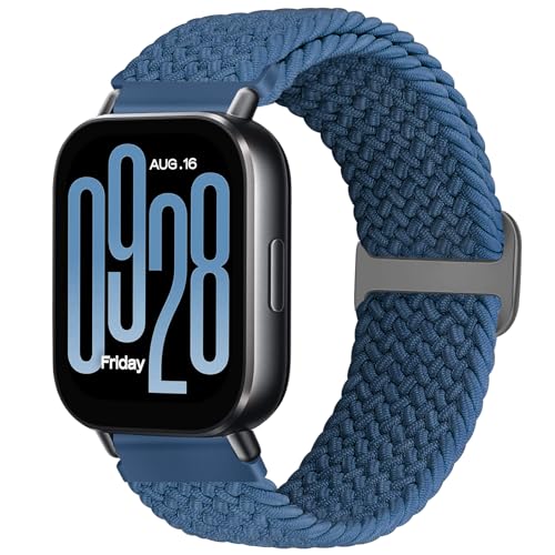 [Bcuckood] �҂ݍ��ݘr���v�o���h Redmi Watch 5 Active/Redmi Watch 5 Lite�Ή� 22mm �N�C�b�N�����[�X �\�����[�v ���߉\ �L�k���i�C���� �X�|�[�c�o���h Redmi Watch 5 Active/Wa