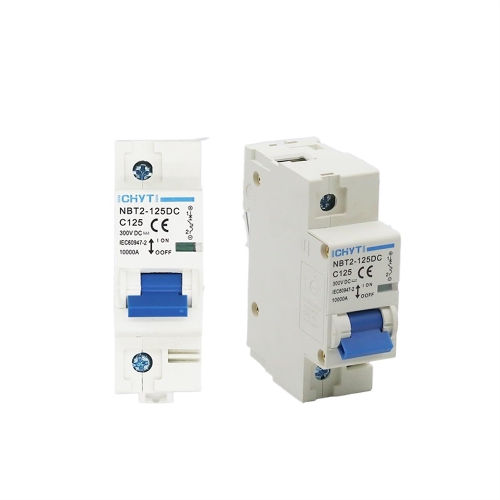 Lhnbgtuiw 1P 300Vdc 1P 100A 125A Dc 300V Circuit Breaker Mcb For Pv System Battery Main Switch(25V)