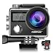 Campark X20 4K 20MP Action Camera Touch Screen EIS Anti Shake Waterproof Underwater Camcorder Adjustable View Angle with Remote Control 2 Batteries and Accessories Compatible for go pro