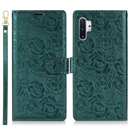 Étui Galaxy Note 10 Plus en cuir PU avec porte-cartes et béquille de protection antichoc