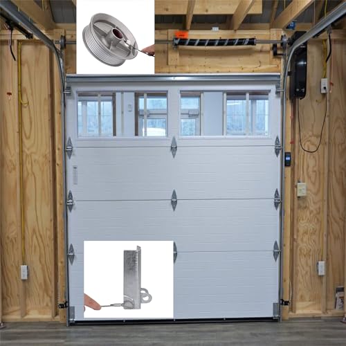 304 Stainless Steel Safety Wire Garage Door Cable 9.6FT for 8 Foot high Garage Door with Torsion Spring Garage Door Opener Extension Torsion Steel Cable 2 Pack by Wedelweib - Image 6