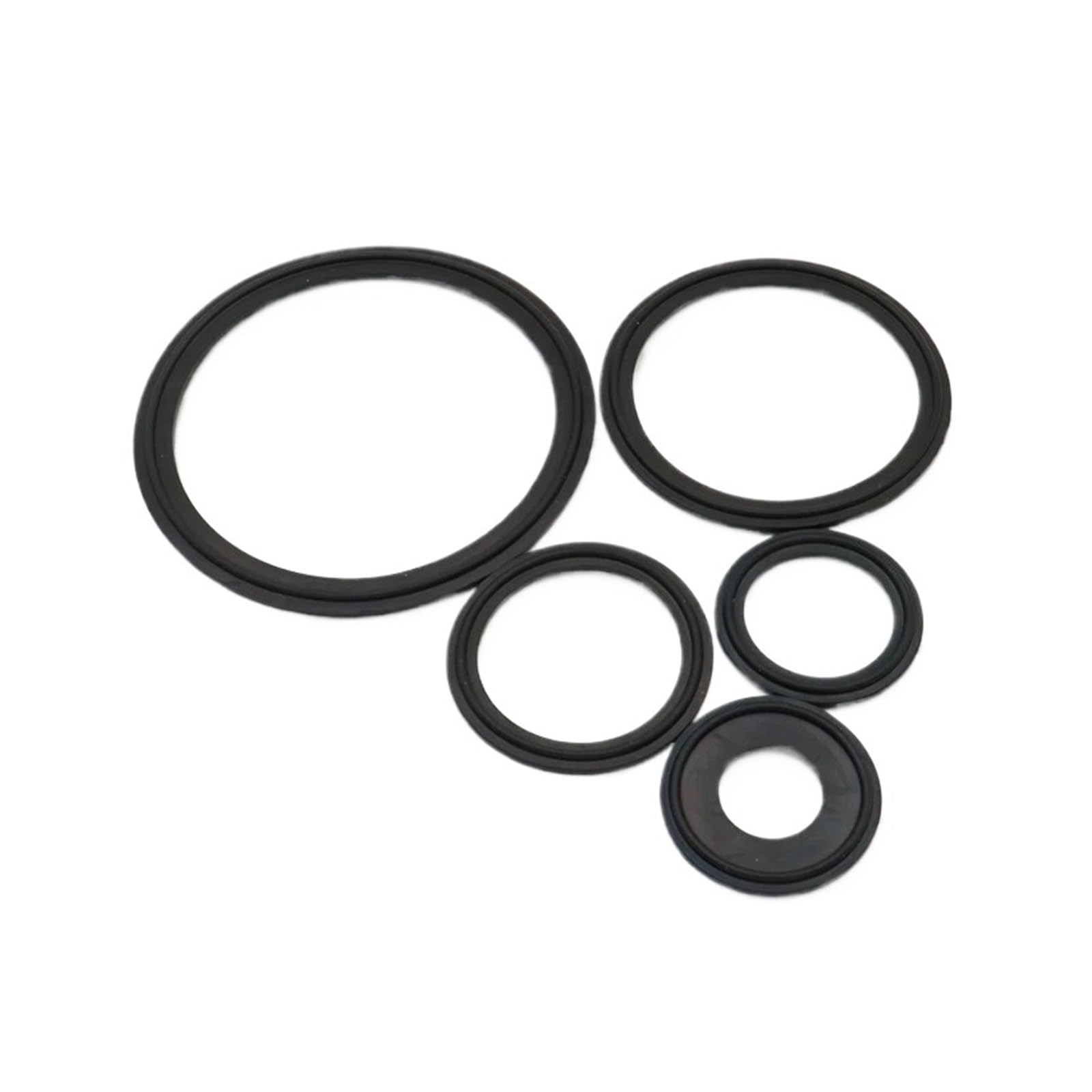 Liuch 159-183 Tri Clamp Ferrule Epdm Gasket 5 10Pcs Pressure Sanitary Food Grade Seal Washer For Homebrew Pipe Fitting(,10Pcs)