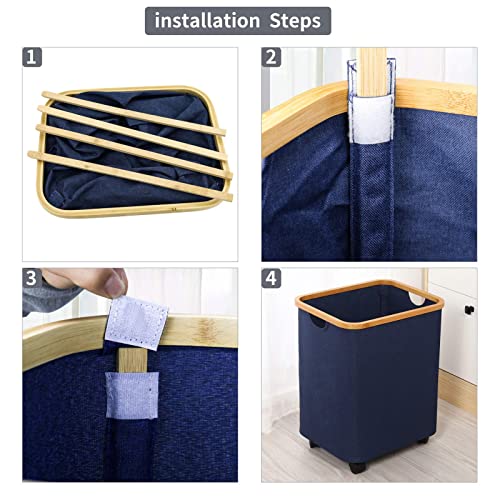 Guofa Large Laundry Hamper With Wheels thumb #5