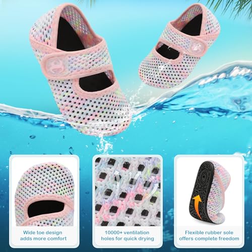 Toddler Water Shoes Baby Boy Girl Beach Swim Shoes Quick Dry Barefoot Socks Shoes Summer Slide Sandals4