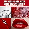 Clear Lip Gloss Base for DIY Lip Gloss Kit - 7.05oz Versagel w/ Olive Oil & Vitamin E for Smooth, Hydrated, Moisturized Lips - Fragrance-Free, Safe for Sensitive Skin - Small Business DIY Supplies