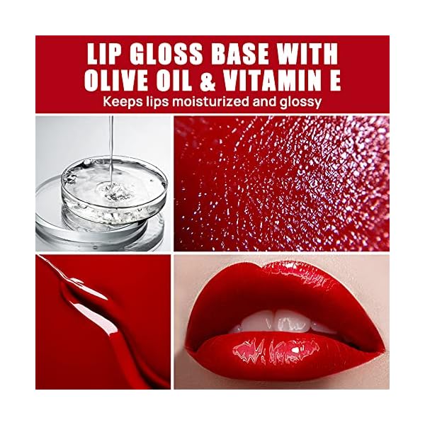 Clear Lip Gloss Base for DIY Lip Gloss Kit - 7.05oz Versagel w/ Olive Oil & Vitamin E for Smooth, Hydrated, Moisturized Lips - Fragrance-Free, Safe for Sensitive Skin - Small Business DIY Supplies