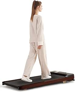 Maksone Under Desk Treadmill, Wood Electric Treadmill with Remote Control, Walking Jogging Machine, Installation-Free...