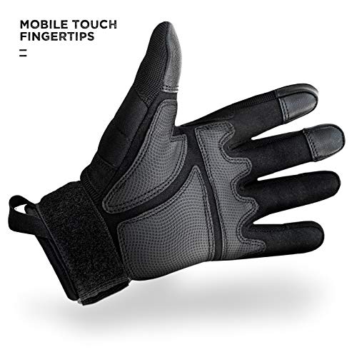 Indie Ridge Powersports Motorcycle Gloves, Lightweight Carbon Fiber Racing Gloves With Mobile Touch Screen Fingertips (Xx-Large) #TOP1
