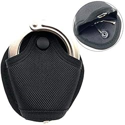 Maletin Con Esposas Chalkalon Funda para Esposas con Cinturón Tapa Abierta Nylon Bolsa de Esposas para Cadena y Esposas con Bisagras