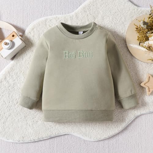 Boys' Long Sleeve Hooded Sweatshirt Toddler Boys Long Sleeve Letter Embroider T Shirt Pullover Tops Sweatpants &3