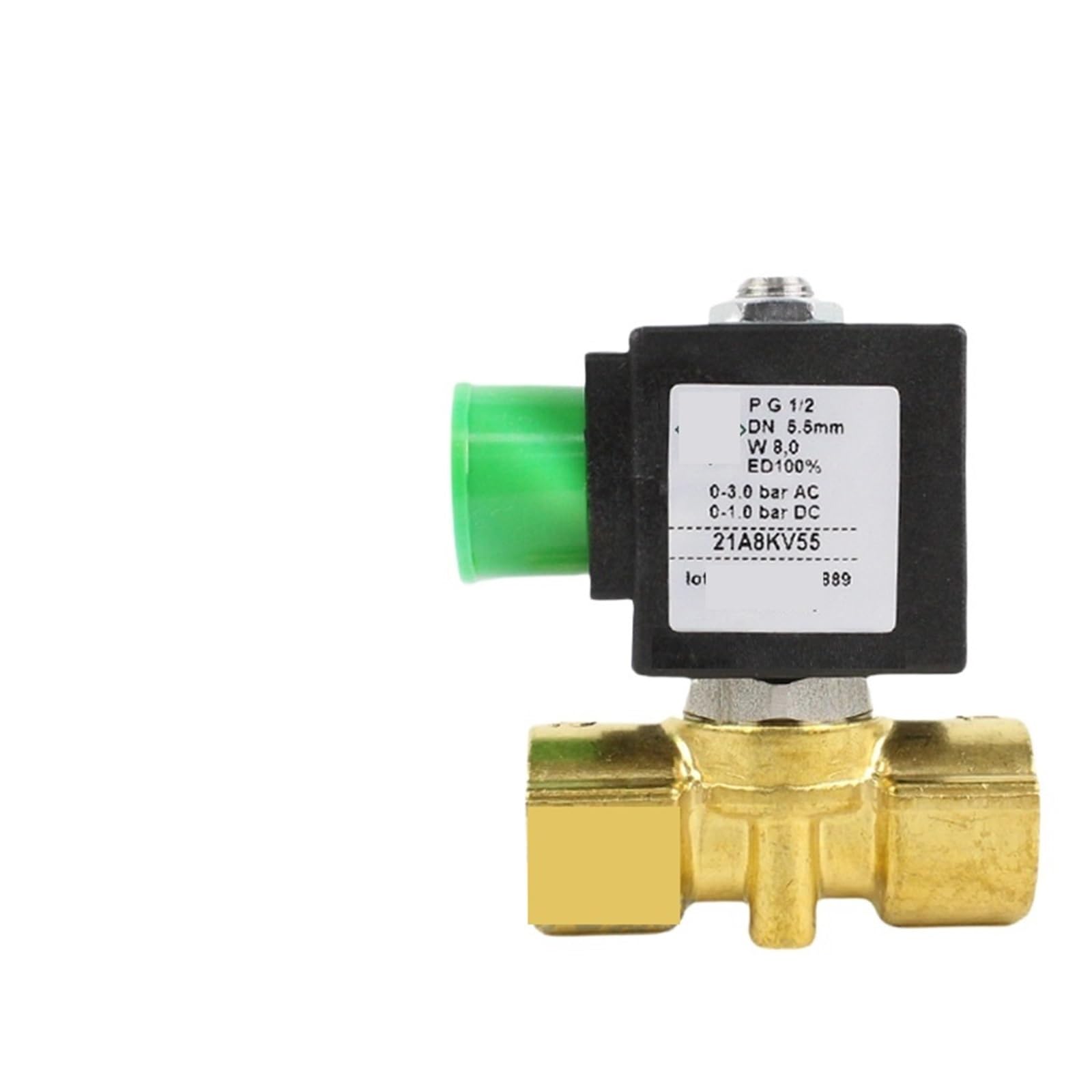 Électrovanne 21a8kv55 dn15 bloquer fuite fluide deux solénoïdes normalement fermés DC110V 14W
