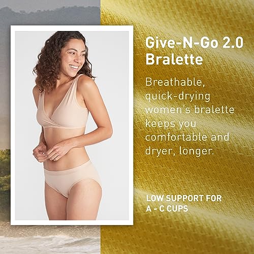 ExOfficio Women's Give-N-Go 2.0 Bralette - Multi-Wear V-Neck or Scoop Neck Travel Bra2
