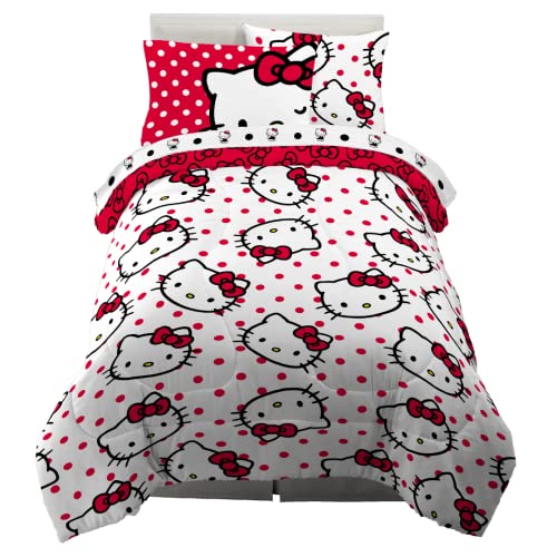 Franco Collectibles Hello Kitty Polka Dot Bedding 5...