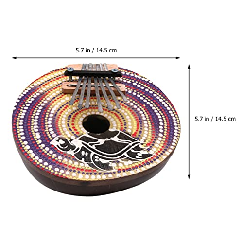 BIENKA Kalimba Piano 7 Touches Réglables Noix De Coco Pouce Piano Peint À La Main Mbira Sanza Doigt Piano Instruments De… - Les Beatles, Paul McCartney, John Lennon, RIngo Starr, George Harrison BIENKA Kalimba Piano 7 Touches Réglables Noix De Coco Pouce Piano Peint À La Main Mbira Sanza Doigt Piano Instruments De… – Image 3