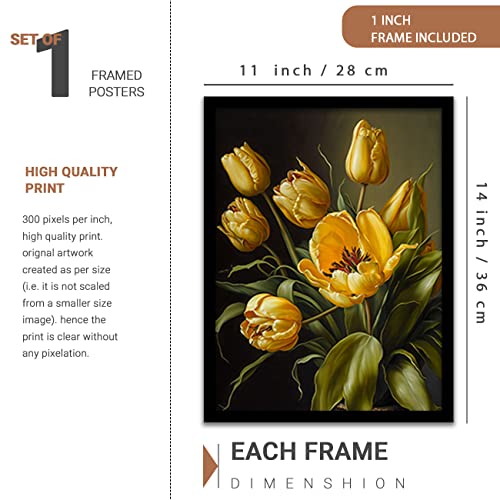 Image of kotart Paintings Modern Art Wall Decor Framed Paintings for Bedroom Room Living Room - Framed Wall Painting /Posters with Frame - Painting for Wall Decoration, Set of 5 - Combo17