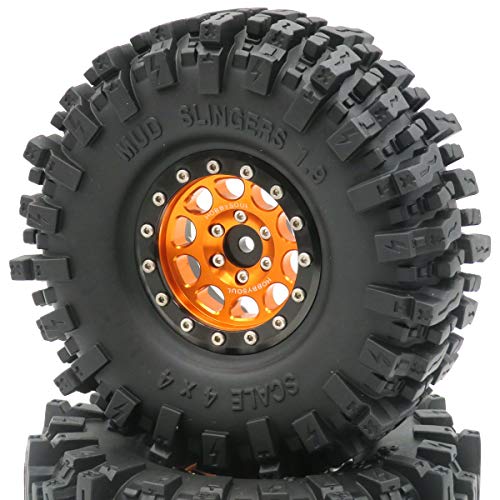 HOBBYSOUL Mud Slingers Tire & Wheel Set