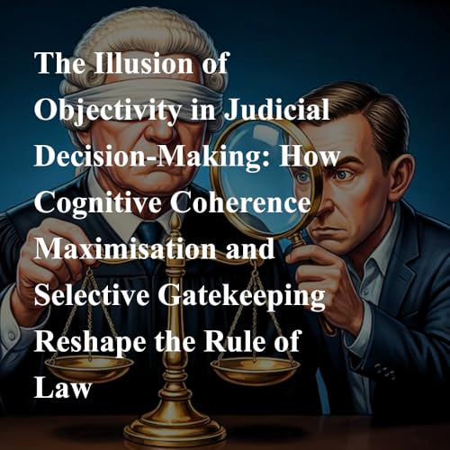 The Illusion of Objectivity in Judicial Decision-Making: How Cognitive Coherence Maximisation and Selective Gatekeeping Reshape the Rule of Law