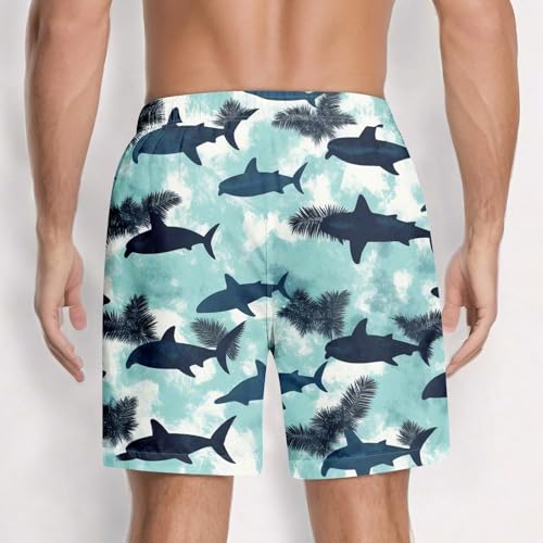 Vacation Beach Shorts for Men Casual Summer Drawstring Waist Lightweight Hawaiian Shorts Wih Pockets Hawaii Outfits2