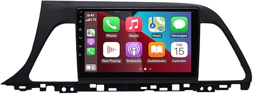 Android 13.0 Estéreo de coche doble DIN para Hyundai Sonata 2015-2017 9 pulgadas HD pantalla táctil audio multimedia receptor con Carplay Android