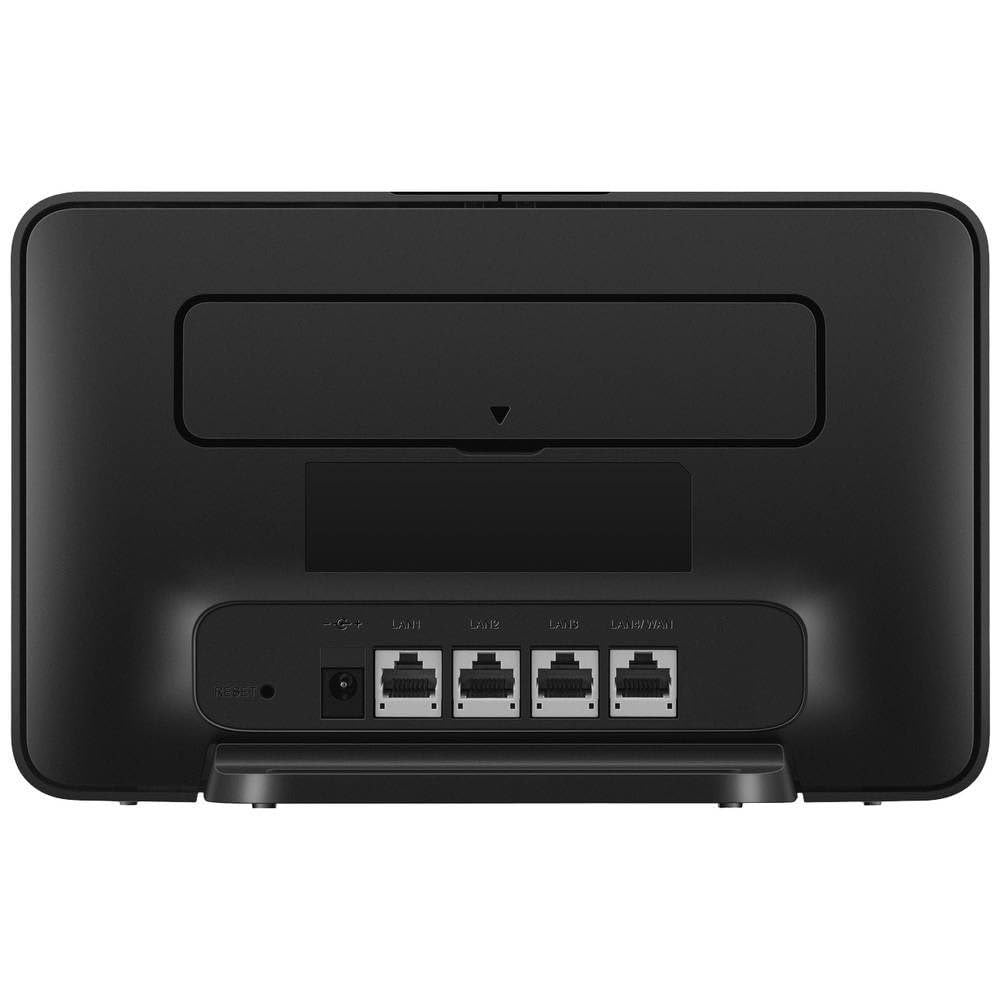Huawei B535 4G LTE Router 3Pro (Cat.7, 100 Mbit/s (upload), WiFi fino a 300 Mbps (download) (2.4 GHz) + 867 Mbps (5 GHz), 4 Gigabit LAN), nero