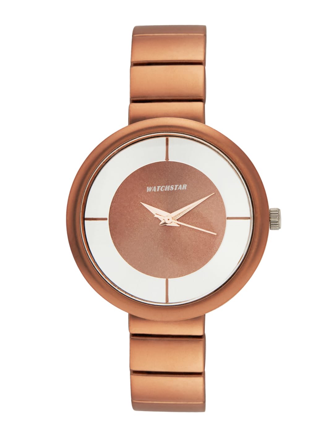 Watchstar Stainless Steel Strap Stylish Round dial Adjustable Analog Watch for Girls and Womens (Brown) (B0CLS4LF26) Amazon Price History, Amazon Price Tracker